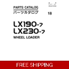 HITACHI LX190-7, LX230-7 WHEEL LOADERS PARTS MANUAL 465