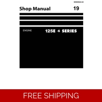 KOMATSU 125E-6 ENGINE SERIES WORKSHOP MANUAL