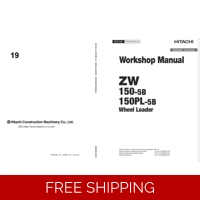 HITACHI ZW 150-5B ZW 150PL-5B WHEEL LOADER WORKSHOP MANUALS