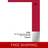 CASE TRACTOR CVX 1135, CVX 1145, CVX 1155, CVX 1170, CVX 1195 OPERATORS MANUAL 274 PAGES