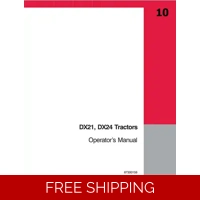 CASE IH TRACTOR DX21 DX24 COMPACT OPERATORS MANUAL 108 PAGES