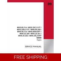 CASE IH TRACTOR 8035, 8045 SERIES ENGINE SERVICE REPAIR MANUAL 196 PAGES