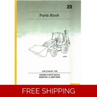 JCB 214E , 3C BACKHOE LOADER PARTS MANUAL