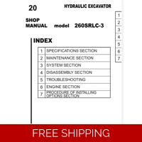 KOBELCO 260SRLC-3 EXCAVATOR WORKSHOP REPAIR MANUAL