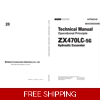 HITACHI ZX470LC-5G TECHNICAL MANUALS