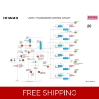 HITACHI LX300-7 TRANSMISSION CONTROL CIRCUIT DIAGRAM