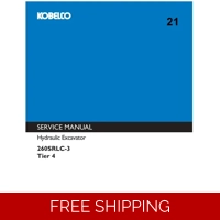 KOBELCO 260SRLC-3 TIER 4 EXCAVATOR SERVICE REPAIR MANUAL