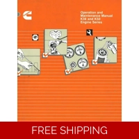 21 CUMMINS K38, K50 ENGINE OPERATION AND MAINTENANCE MANUAL