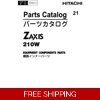 HITACHI ZAXIS ZX210W PARTS MANUAL