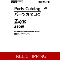 HITACHI ZAXIS ZX210W PARTS MANUAL