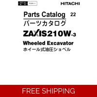 HITACHI ZAXIS ZX210W-3 PARTS MANUAL