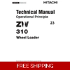 HITACHI ZW310 WHEEL LOADER TECHNICAL MANUALS AND DIAGRAMS