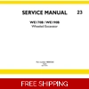 NEW HOLLAND WE170B, WE190B WHEELED EXCAVATOR SERVICE REPAIR MANUAL