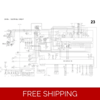 HITACHI EX100-5, EX100M-5, EX110M-5, EX100-5E ELECTRICAL & HYDRAULIC DIAGRAMS