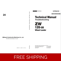 HITACHI ZW120-5B WHEEL LOADER TECHNICAL TROUBLESHOOTING MANUAL
