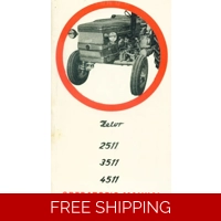 ZETOR 2511 3511 4511 OPERATORS MANUAL
