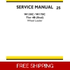 NEW HOLLAND W130C, W170C WHEEL LOADER SERVICE REPAIR MANUAL