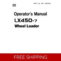 HITACHI LX450-7 WHEEL LOADER OPERATORS MANUAL