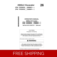 26 JOHN DEERE 250GLC EXCAVATOR OPERATOR’S MANUAL