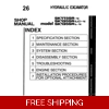 KOBELCO EXCAVATOR SK115SR-1E, SK135SR(LC)-1E, SK135SL-1E WORKSHOP MANUAL