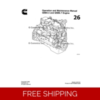 26 CUMMINS QSB4.5 , QSB6.7 ENGINES OPERATION AND MAINTENANCE MANUAL