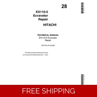 HITACHI EX110-5 EXCAVATOR TECHNICAL REPAIR MANUAL