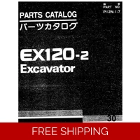 HITACHI EX120-2 EXCAVATOR PARTS MANUAL
