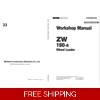 HITACHI ZW180-6 ZW180PL-6 WHEEL LOADER WORKSHOP MANUAL