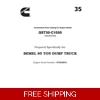 35 CUMMINS QST30-C1050 ENGINE PARTS MANUAL