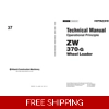 HITACHI ZW370-G WHEEL LOADER TECHNICAL MANUALS