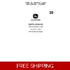 39 JOHN DEERE 310SL HL BACKHOE LOADER PARTS MANUAL
