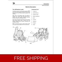 JCB 3CX, 4CX PRECISION CONTROL BACKHOE LOADER OPERATORS MANUAL