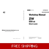 HITACHI ZW550-5G WHEEL LOADER WORKSHOP MANUAL AND DIAGRAMS