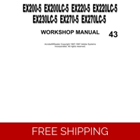 HITACHI EX200-5, EX200LC-5, EX220-5, EX220LC-5, EX230LC-5, EX270-5, EX270LC-5 WORKSHOP MANUAL