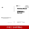 HITACHI ZW550-6 WHEEL LOADER WORKSHOP MANUAL AND DIAGRAMS