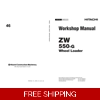 HITACHI ZW550-G WHEEL LOADER WORKSHOP MANUAL