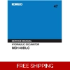 KOBELCO MD140BLC EXCAVATOR SERVICE REPAIR MANUAL