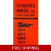 ZETOR 5011 TO 7045 OPERATORS MANUAL