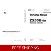 HITACHI ZX55U-5B EXCAVATOR WORKSHOP MANUAL AND DIAGRAMS