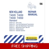 NEW HOLLAND T4020, T4030, T4040, T4050 STANDARD TRACTOR REPAIR MANUAL 6 SECTIONS