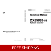 HITACHI ZX65USB-5B EXCAVATOR TECHNICAL MANUAL