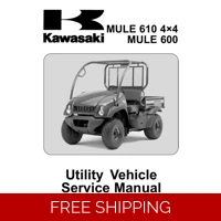 KAWASAKI-MULE-600-610-4X4-KAF400 WORKSHOP MANUAL