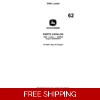 62 JOHN DEERE 544K LOADER PARTS MANUAL