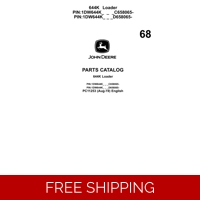 68 JOHN DEERE 644K LOADER PARTS MANUAL