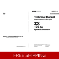 HITACHI ZX130-5A EXCAVATOR TECHNICAL MANUALS