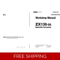HITACHI ZX130-5A WORKSHOP MANUAL AND DIAGRAMS