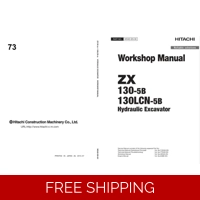 HITACHI ZX130-5B, ZX130LCN-5B WORKSHOP MANUAL AND DIAGRAMS