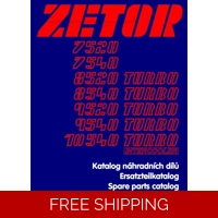 ZETOR 7520 TO 10540 PARTS MANUAL