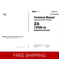 HITACHI ZX135US-5B TECHNICAL MANUALS