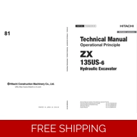 HITACHI ZX135US-6 TECHNICAL MANUALS